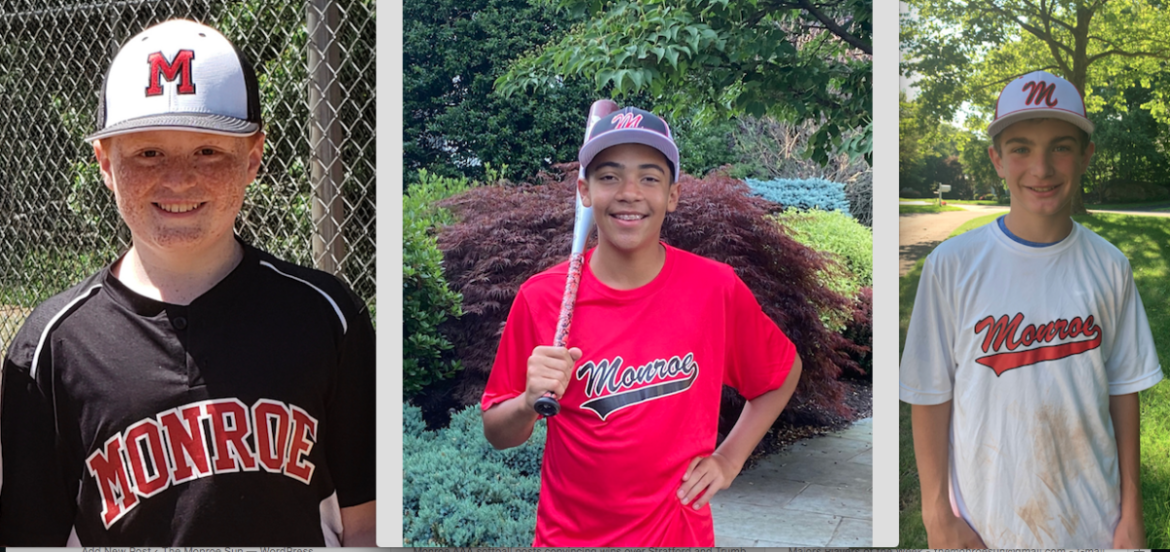 Three athletes named Monroe Little League Players of the Week