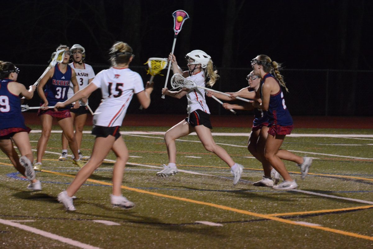 Charlotte Pinto scores the tying goal.
