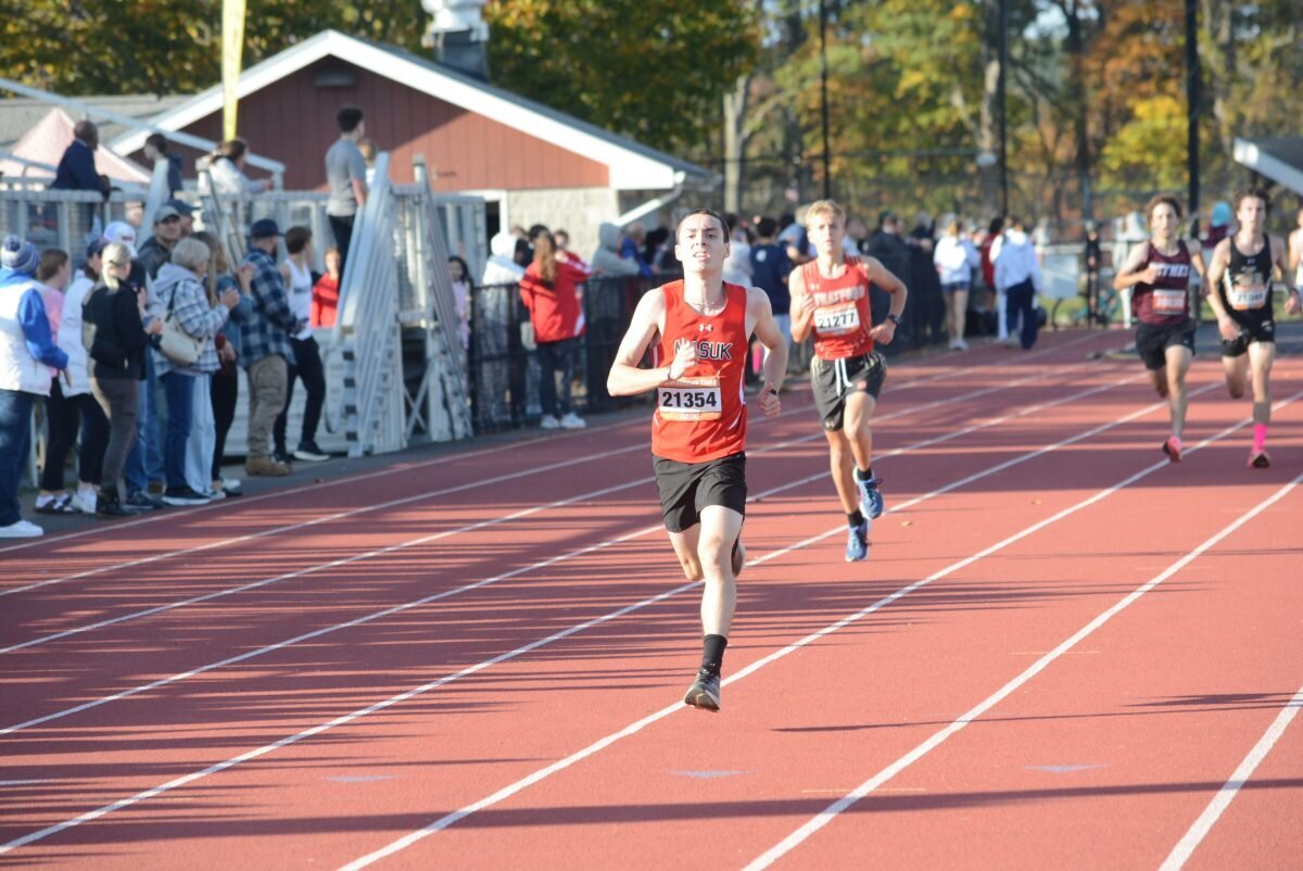 Brayden Hershberger was Masuk's second-fastest runner in the meet.