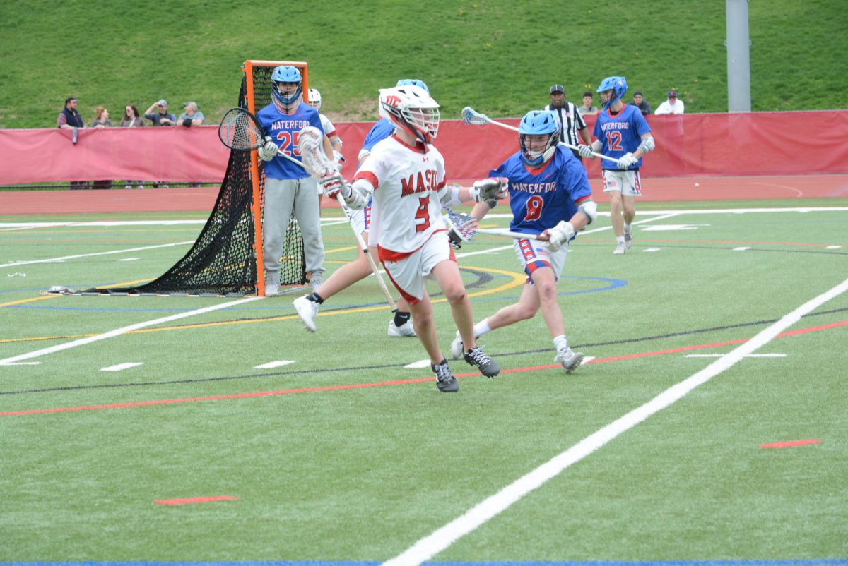 Jack Garofalo makes a move on a defender.