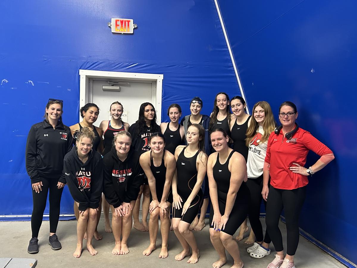 Swimming Trials: Coach Emily DeMace, Stella Oliveria, Tierney McGunnigle, Lucia Morales, Abby Kirberger, Lena Savkovic, Anastazia Malecka, Skye Eanotti, Siobhan Riordan, Coach Jenna, Grace Sheppard, Jocelyn Allen, Laney Stillway, Izzy Murzinaka and Betty Glus.