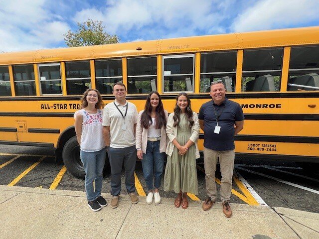 Masuk New Teachers:Left to right: Charlotte Ribaudo, Geoffrey Nevin-Giannini, Claire Bogart, Gabriella Russo, Cristiano Pereira